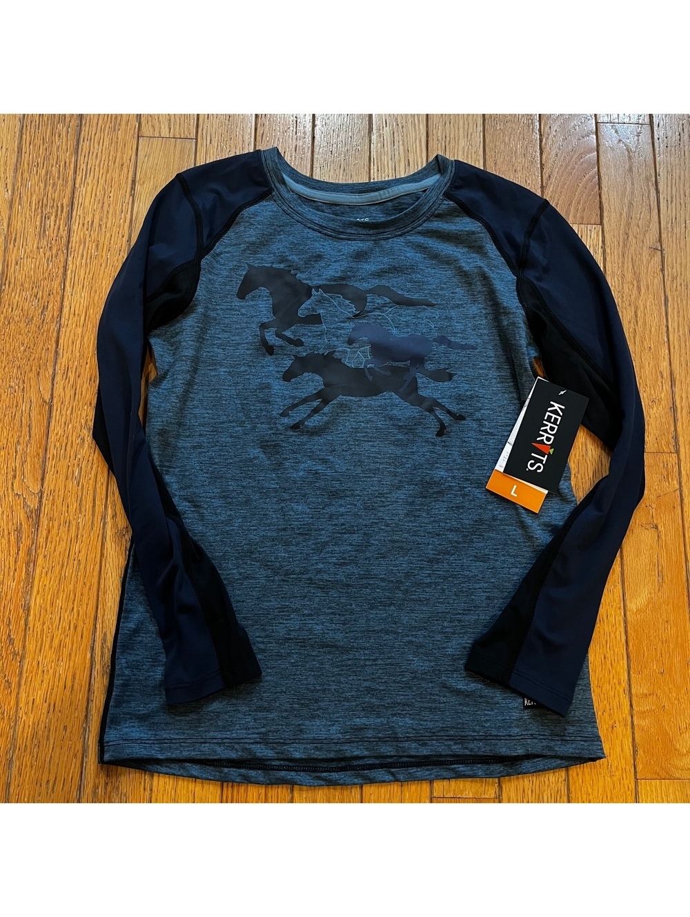Kerrits Kids Round Up Base Layer Top Size Large